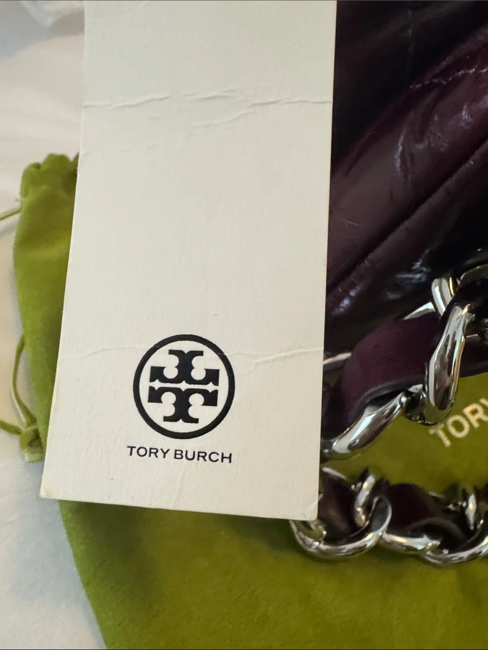 Tory Burch Quilted Shoulder Bag - Burgundy